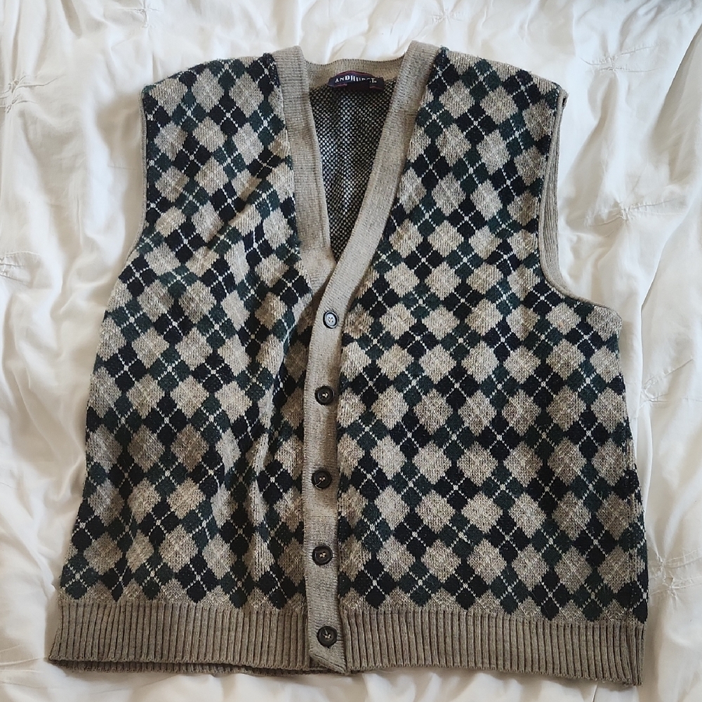 Andhurst Men's Argyle Knit Vest